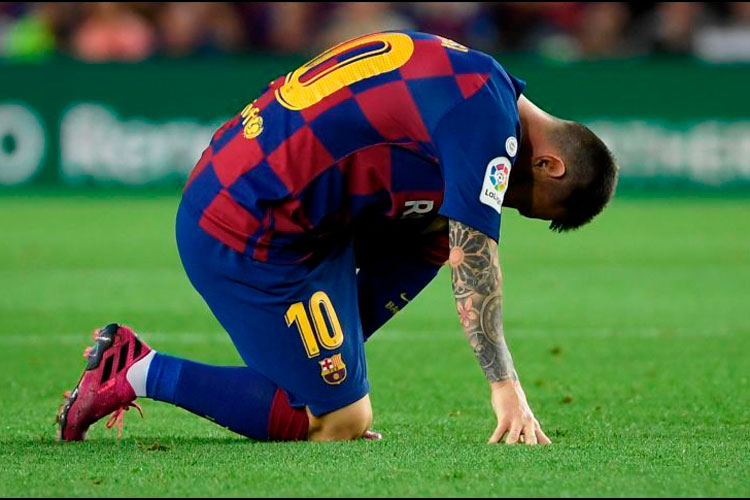 Valverde desconoce cuánto tiempo estará de baja Messi