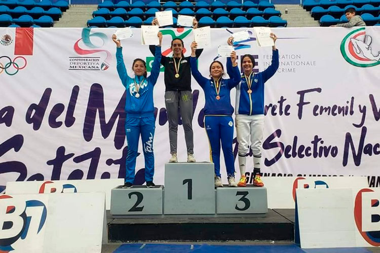 Cinco medallas para esgrimistas en Selectivo Nacional