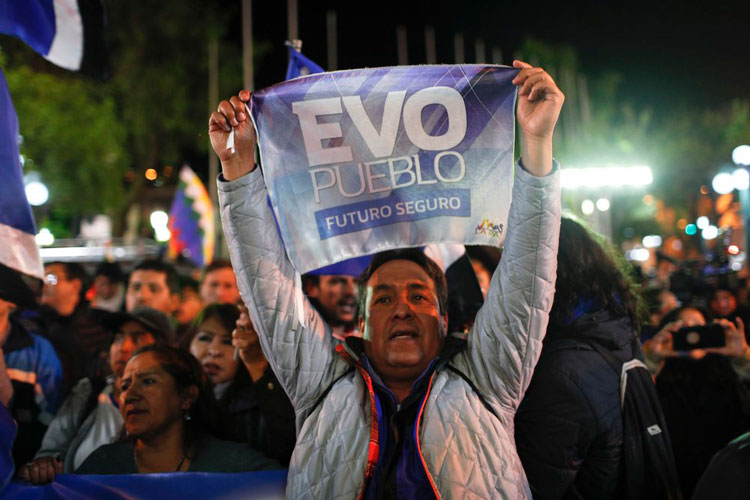 Evo Morales pierde hegemonía a pesar de liderar votación