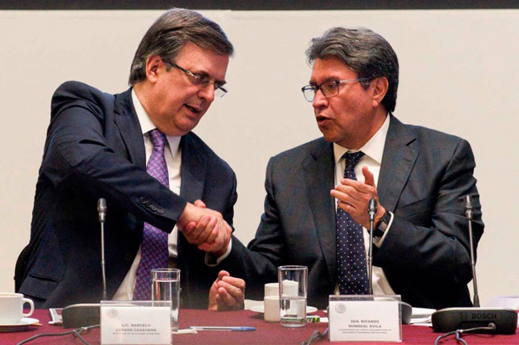 Cancela Marcelo Ebrard comparecencia en el Senado
