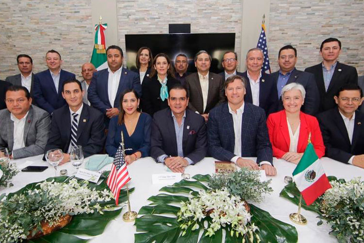 Refrenda Rivas a Embajador de EU compromiso de NLD por la región