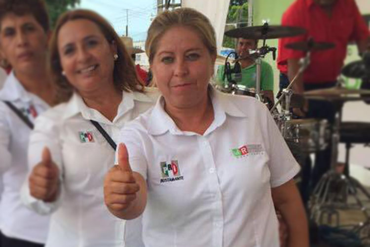Alcaldesa de Bustamante le tumba edificio al PRI