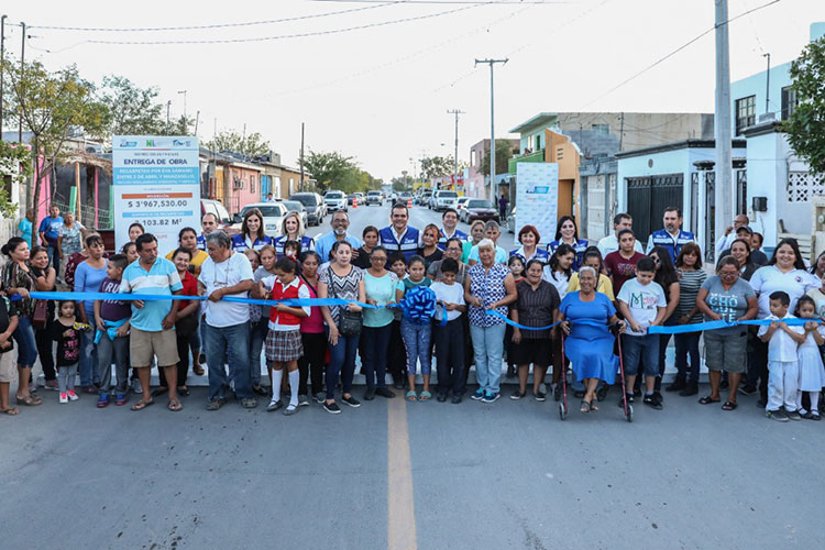 Entrega Rivas vialidades renovadas en el poniente