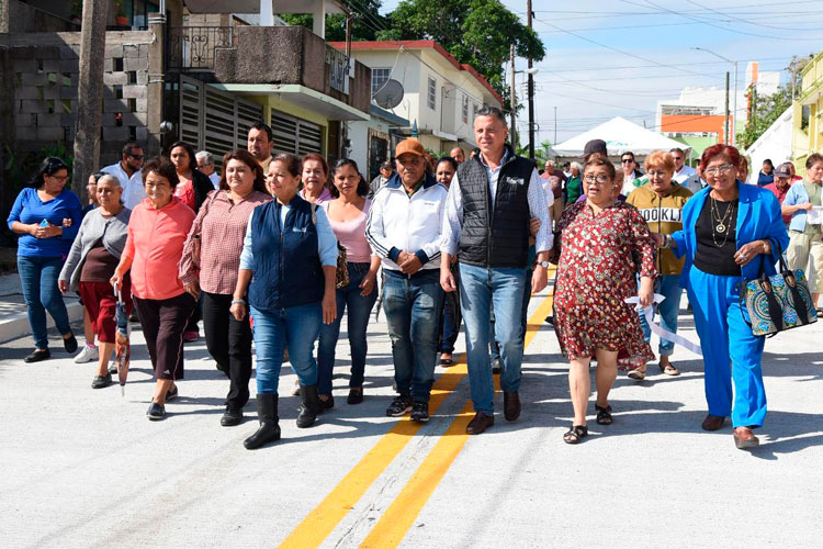 Construye Chucho Nader la Grandeza de Tampico Inaugura una nueva vialidad en la Unidad Modelo