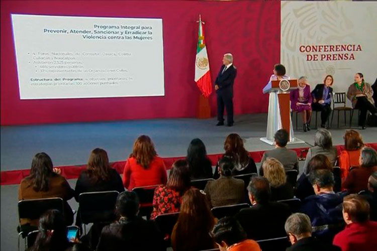 Tolerancia cero a violencia contra mujeres, plantea Sánchez Cordero