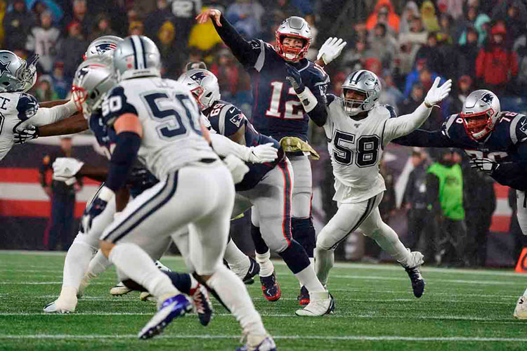 Patriots son un muro ante los Cowboys