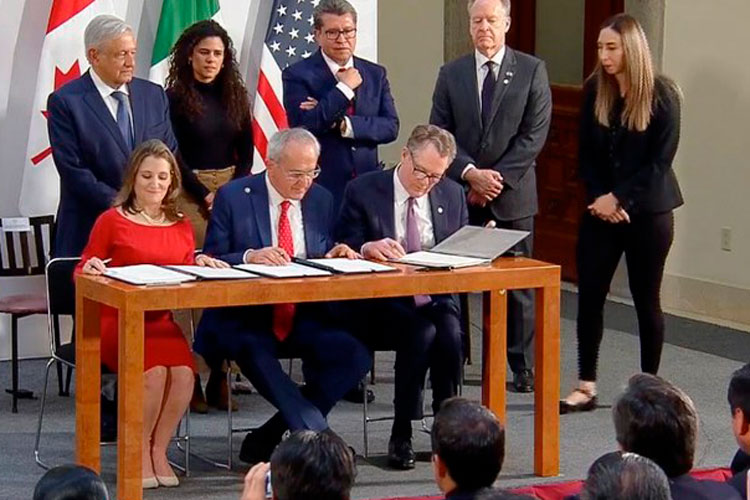 Firman México, EU y Canadá T-MEC revisado