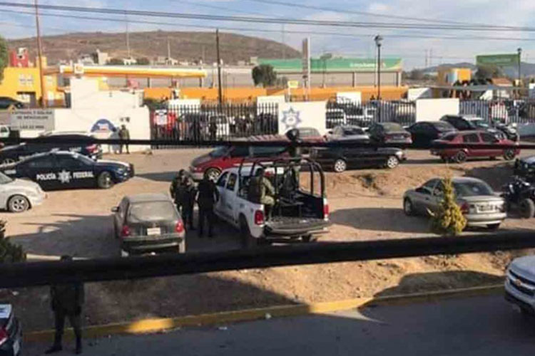 GN realiza operativo sorpresa a policías municipales en Hidalgo