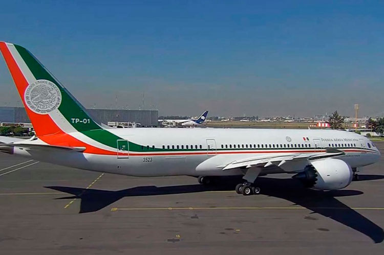 Costó 30 mdp resguardar el avión presidencial en EU