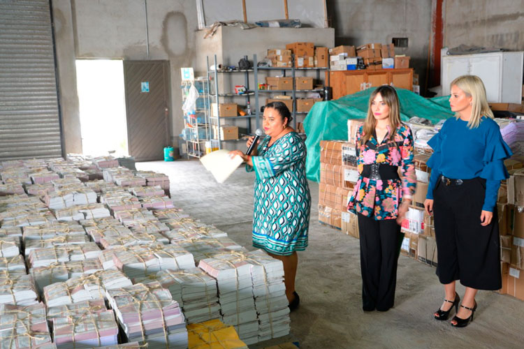 Dona IETAM boletas para fabricar libros de texto gratuitos