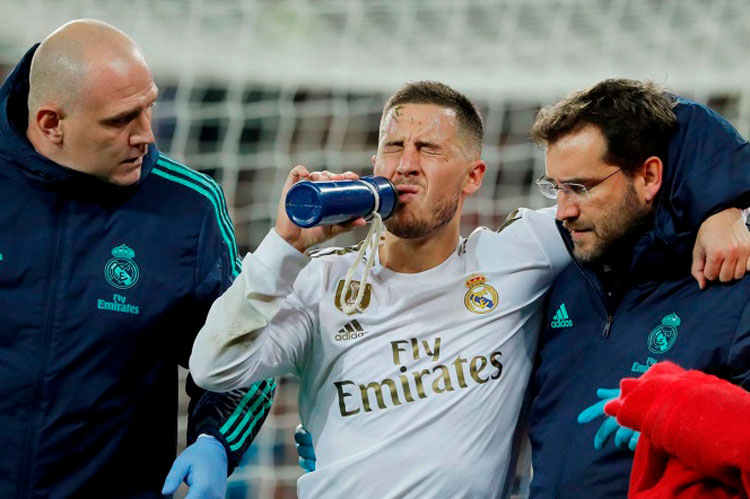 Hazard se pierde la Supercopa de España