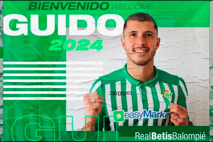 Betis anuncia fichaje de Guido Rodríguez, procedente del América