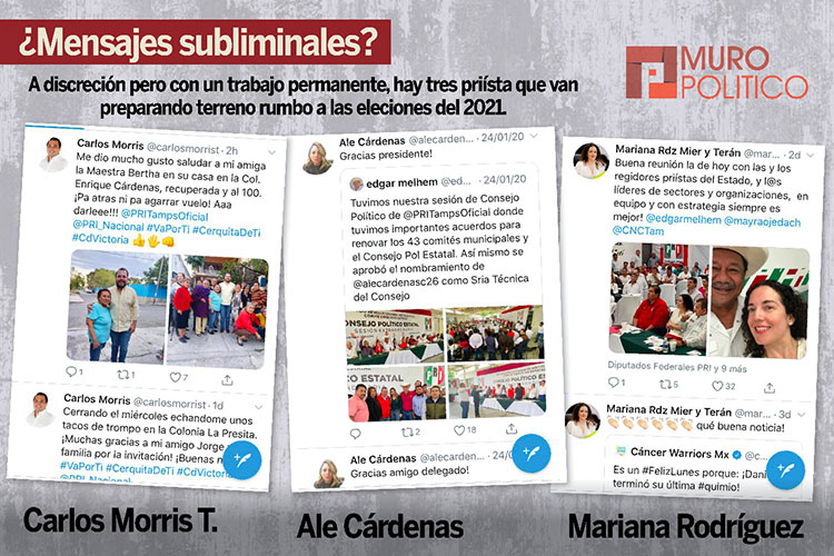 Tiene PRI los primeros aspirantes en Victoria