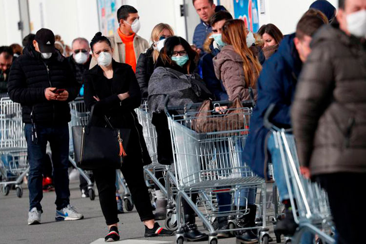 Italia confirma el sexto muerto por el coronavirus