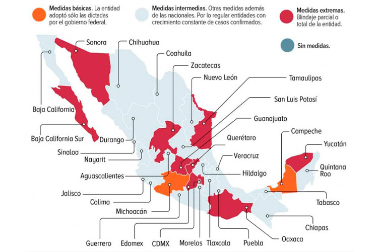 Aceleran estados acciones antivirus; al menos 21 entidades las escalan
