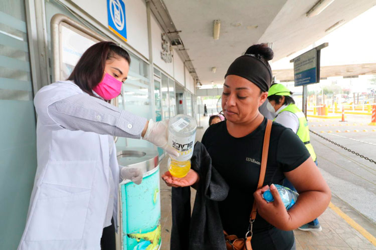Refuerzan cerco sanitario contra el COVID-19, en Puente de matamoros