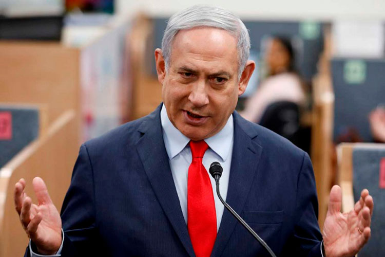 Ponen a Netanyahu en cuarentena tras caso cercano de coronavirus