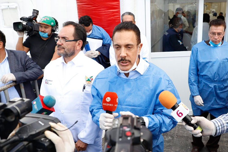 Gobernador de Hidalgo con Coronavirus
