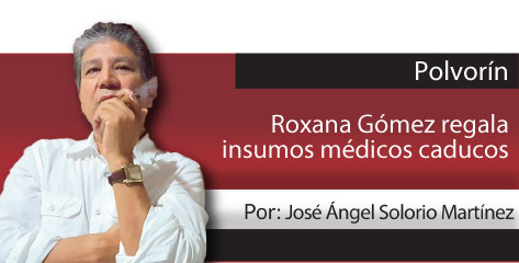 Polvorín Roxana Gómez regala insumos médicos caducos