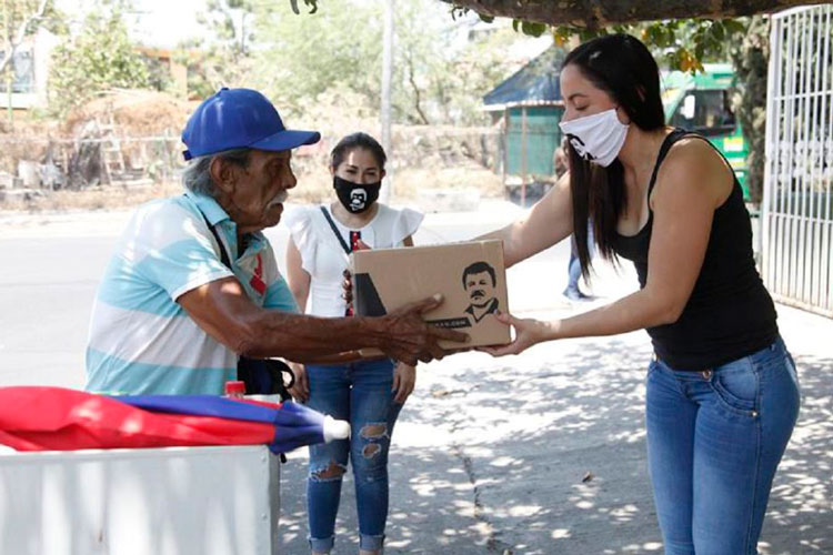 Distribución de despensas por parte del crimen organizado no ayuda