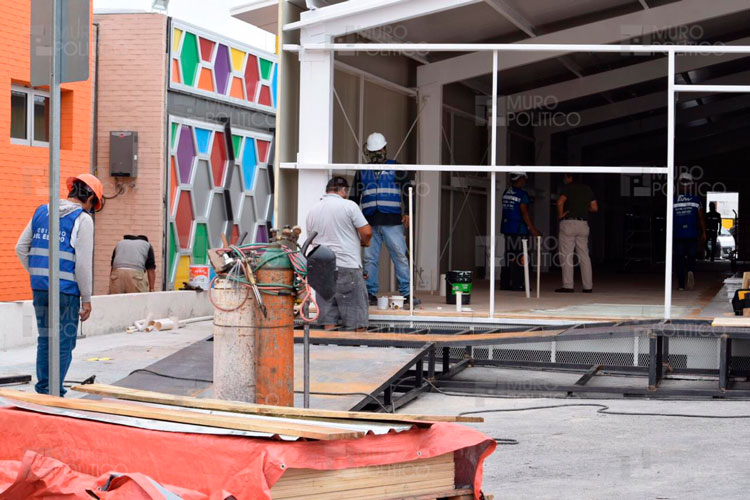 Avanza construcción de Hospital móvil en Ciudad Victoria