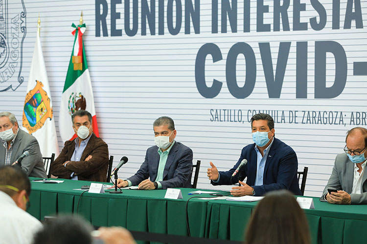 Estrechan Gobernadores coordinación por coronavirus
