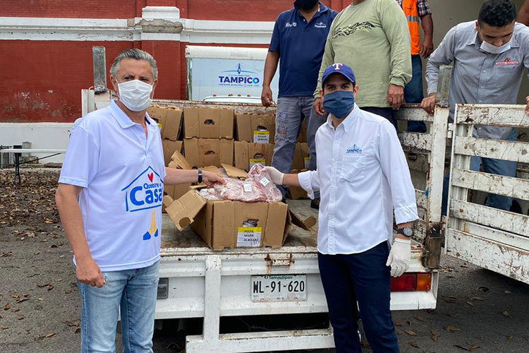 Realiza Chucho Nader Segunda entrega de Carne a Familias Tampiqueñas