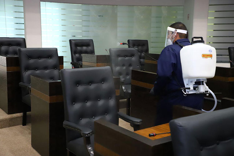 Harán sanitización ‘especial’ en el Congreso
