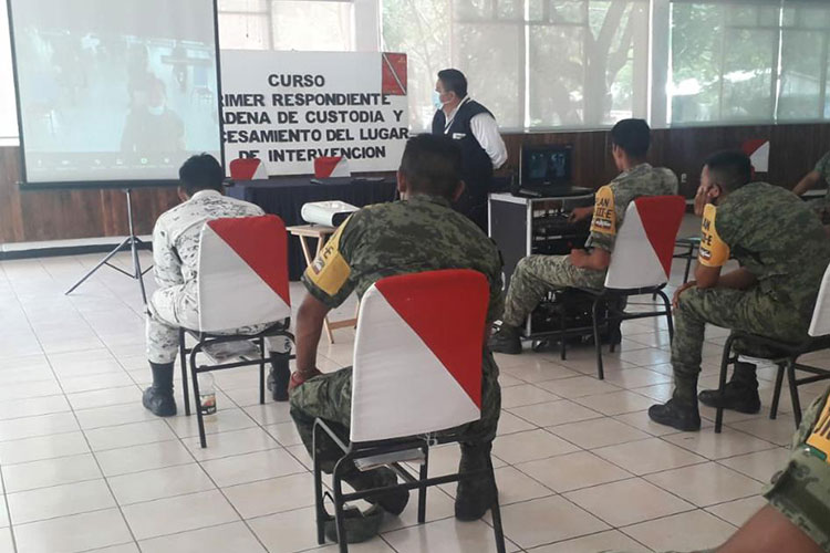 Llega la tropa a capacitación jurídica