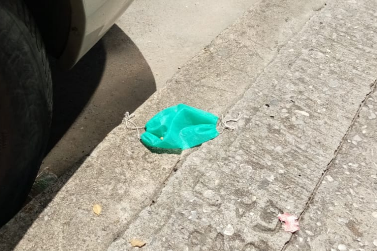 Alertan a la ciudadanía sobre la venta de cubrebocas presuntamente usados