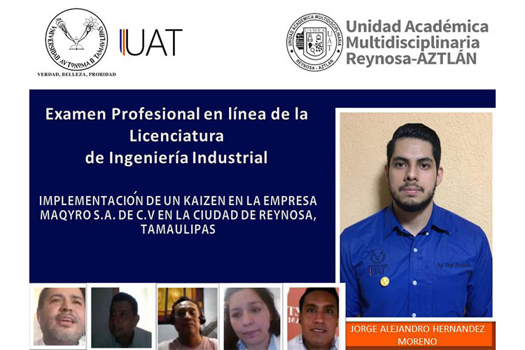 Egresados de la UAM Reynosa Aztlán presentan en línea examen profesional