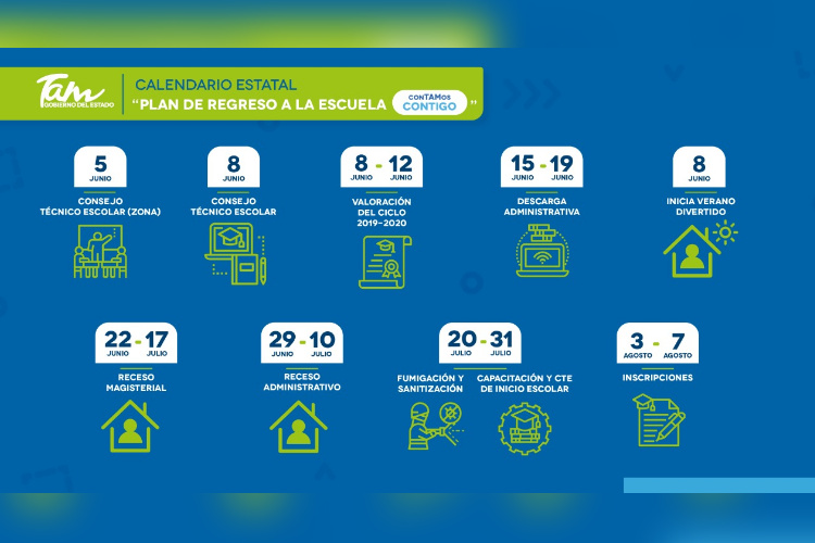 Presenta SET calendario escolar 2020-2021