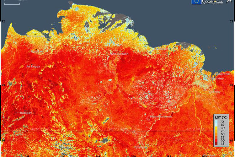 Se quintuplican incendios forestales en Rusia