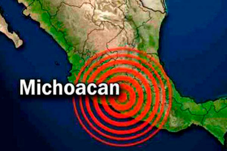 Sismo despierta a pobladores en Michoacán