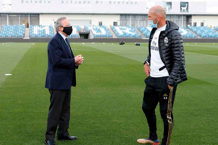 Zidane se acuerda de las víctimas del Covid; prepara 11 finales