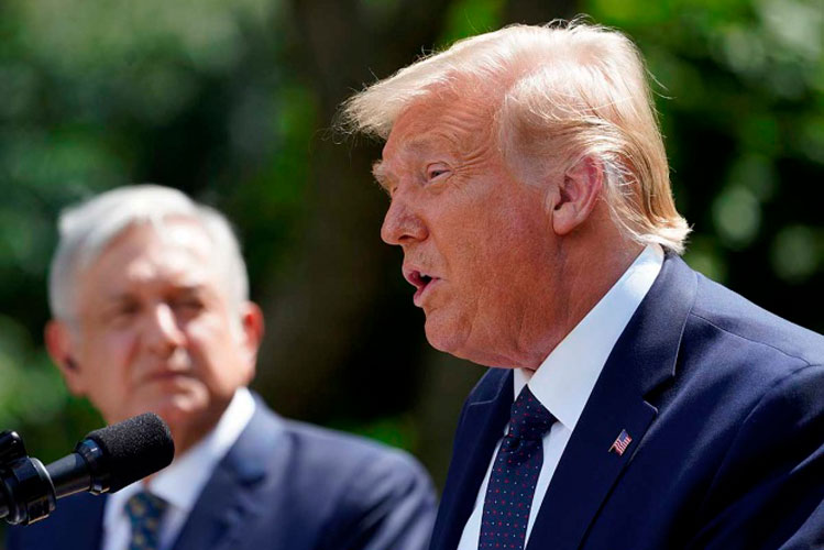 ‘Somos amigos, aliados y socios’, afirma Trump tras reunión con López Obrador