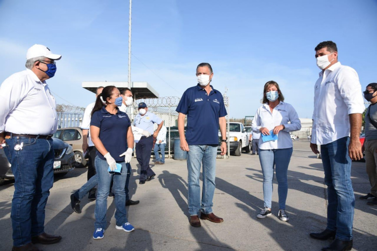 Supervisan Nader y Diputados Filtros Sanitarios en Pasos de Embarcaciones