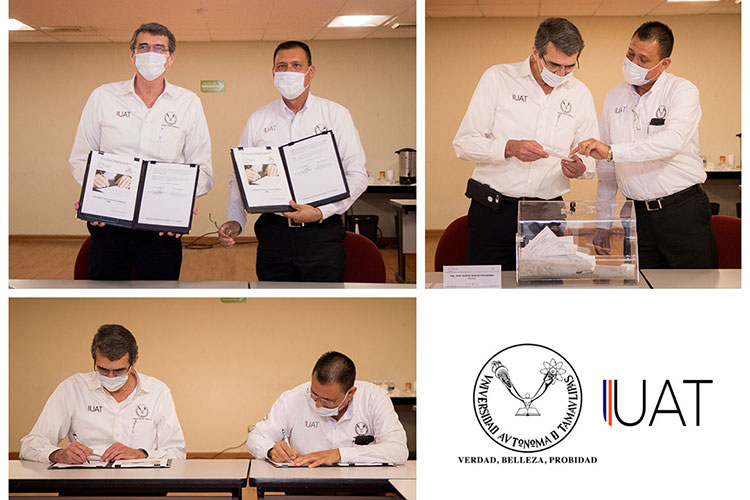 Firman la UAT y sindicato académico contrato colectivo laboral