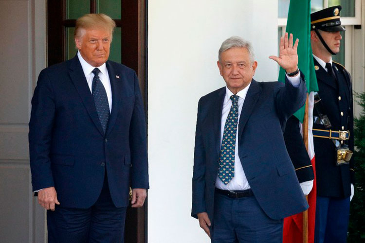Se reúne López Obrador con Trump en la Casa Blanca