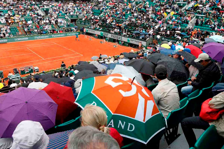 Hasta 20 mil aficionados por día en Roland Garros