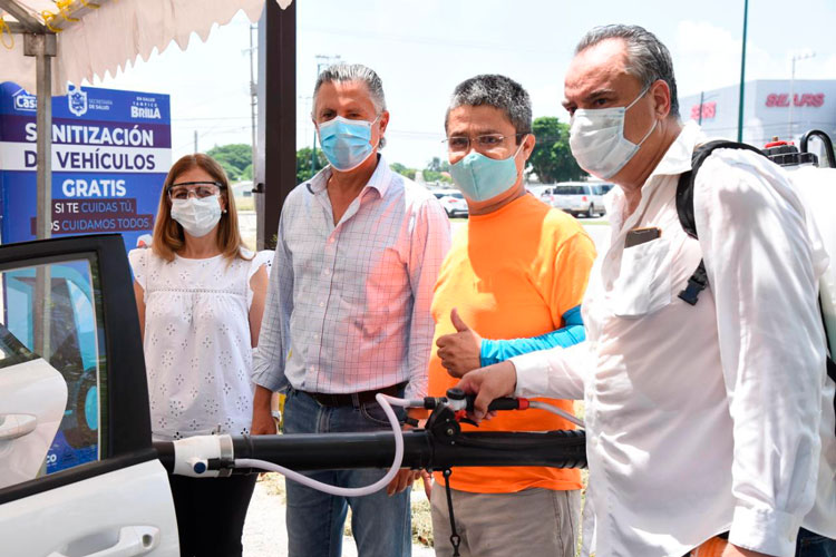 Fortalecen en Tampico Estaciones Sanitarias para contener Covid