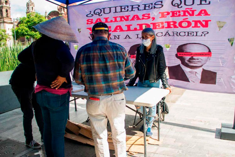 Si no alcanzan las firmas, presentaré solicitud de consulta: AMLO
