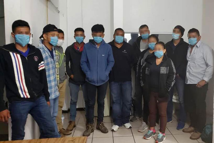 Termina el sueño para 11 migrantes desde El Mante