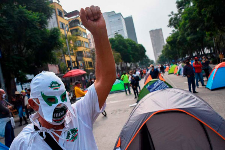 ‘Plantón puede esperar a revocación de mandato’: López Obrador