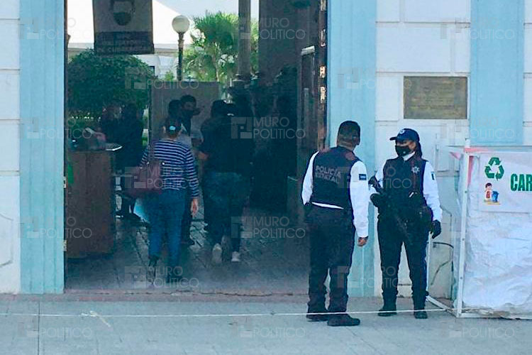 Duplican seguridad en Alcaldía  para enfrentar manifestaciones