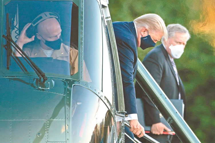 Hospitalizan a Donald Trump; ‘deja’ vía libre a Joe Biden