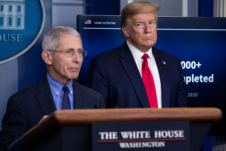 Fauci prevé “mucho daño” por aumento de casos de coronavirus
