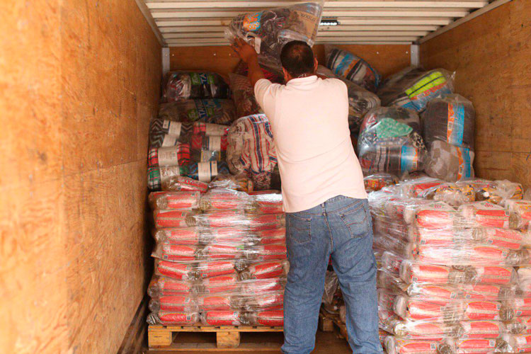 Envía Tamaulipas ayuda humanitaria a familias damnificadas por lluvias en Tabasco