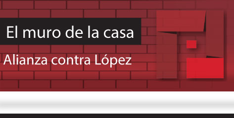 El Muro de la Casa  Alianza contra López