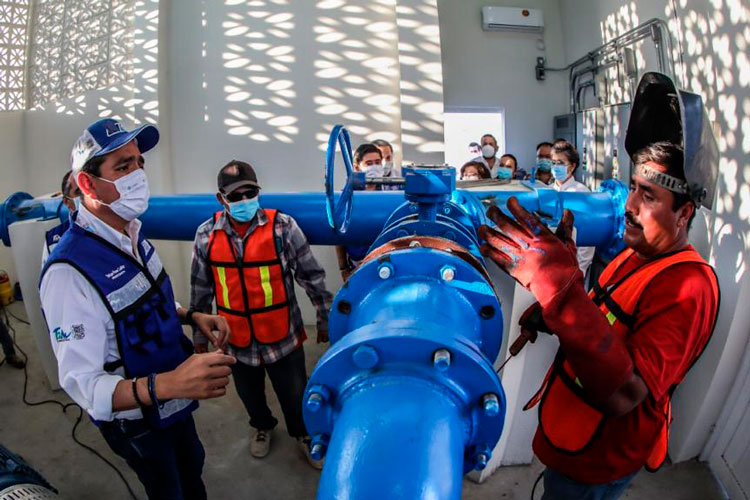 Consta Rivas avance de Estación de Rebombeo